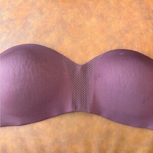 Maidenform Strapless Bandeau in Rich Plum